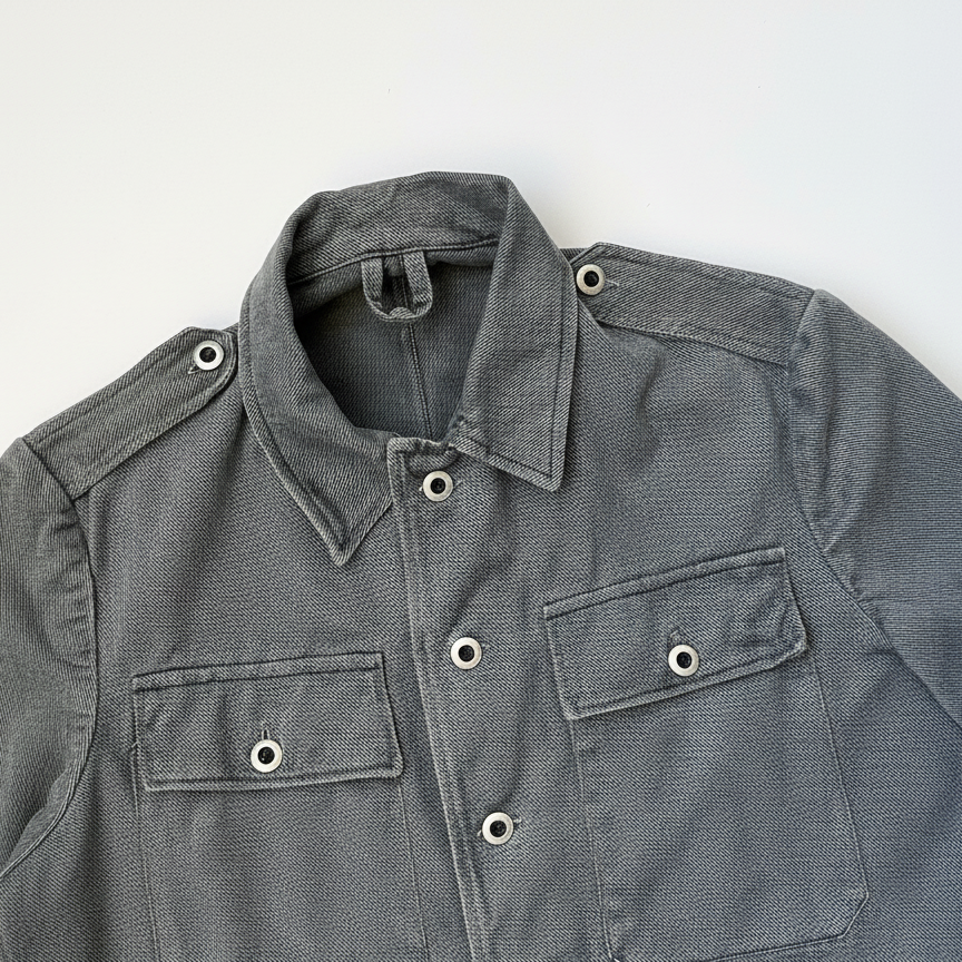 Swiss Army Denim Work Jacket - 1960s