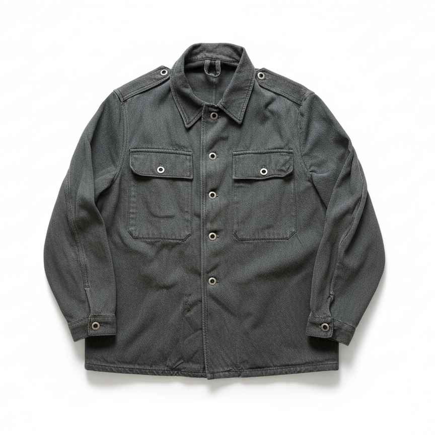 Swiss Army Denim Work Jacket - 1960s