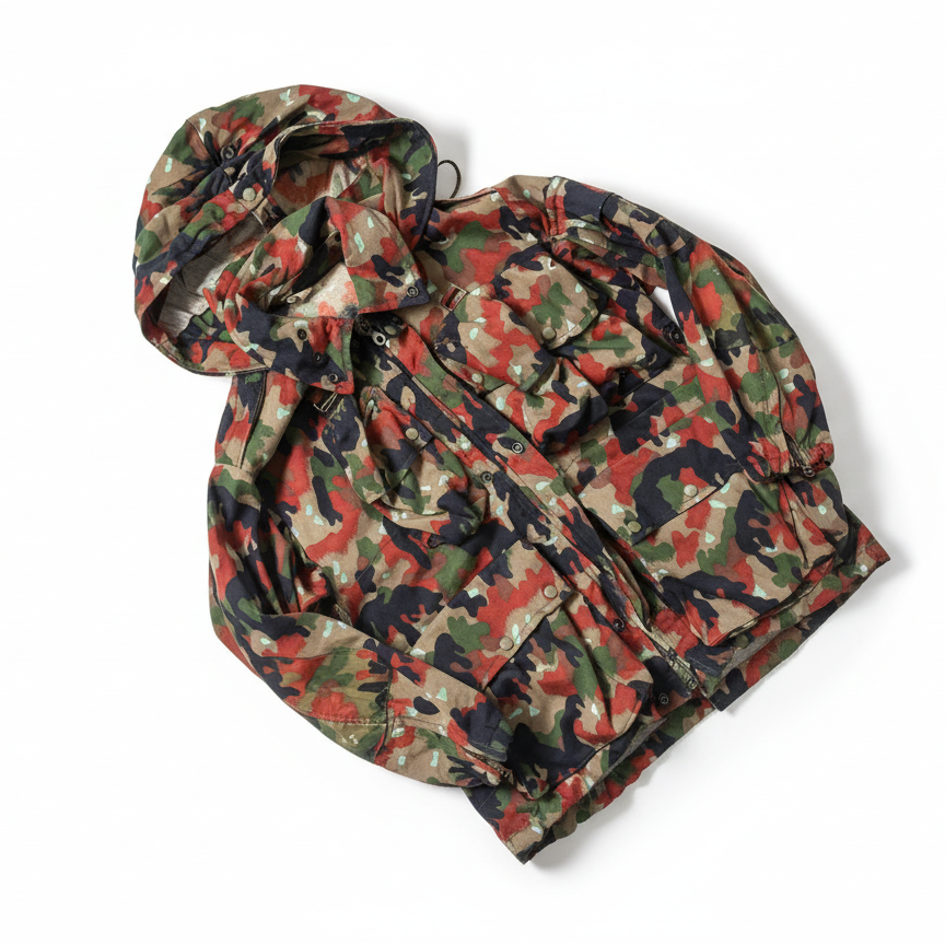 Swiss Army Camo Jacket - 1970s