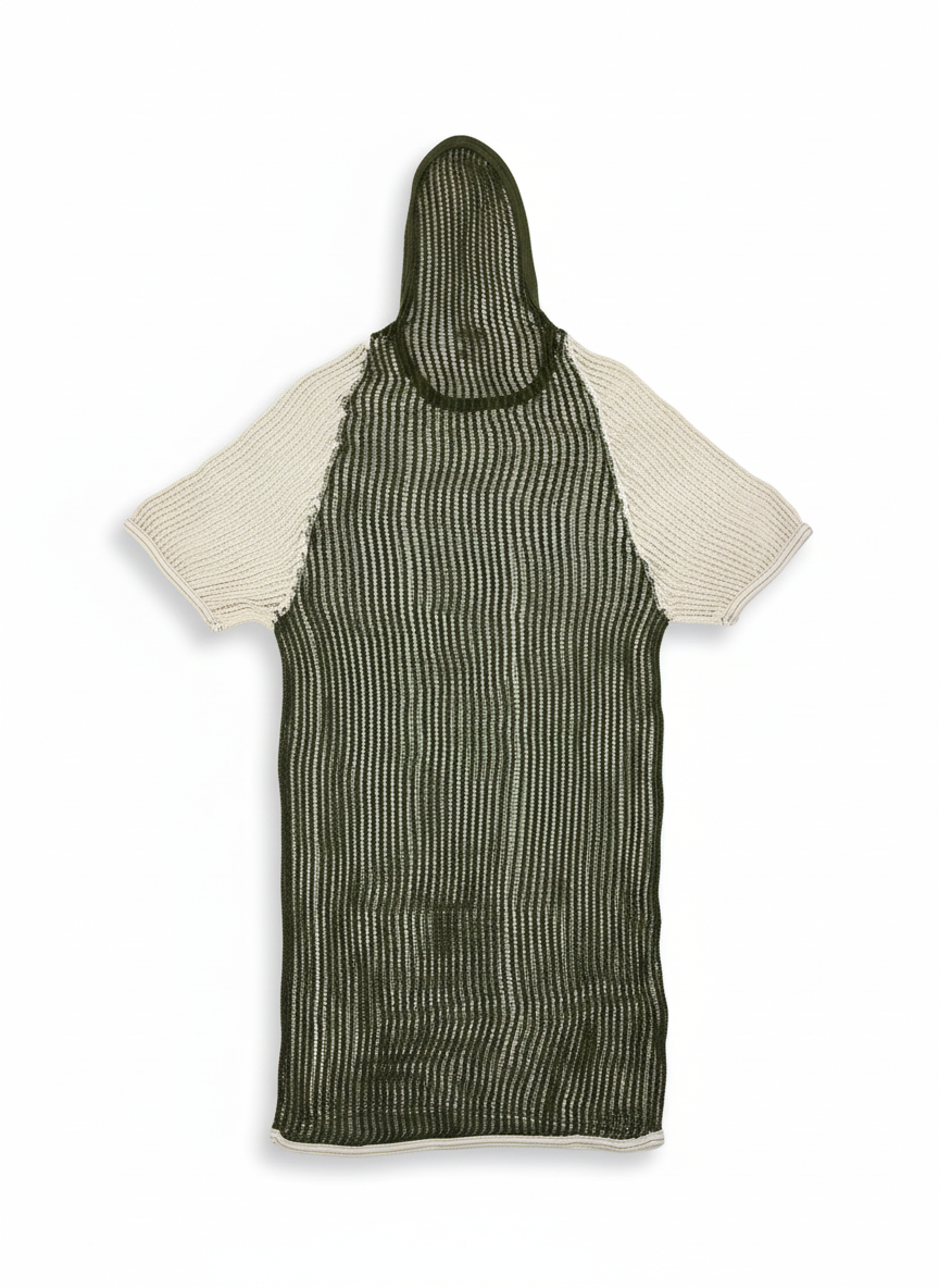 Danish Army Knit Mesh shirt - 1980s