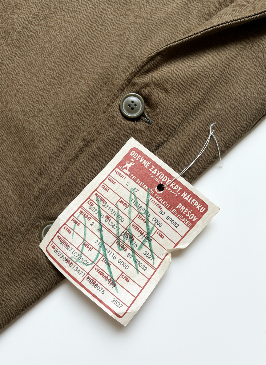 HBT Work Coat Czech Army - 1980s