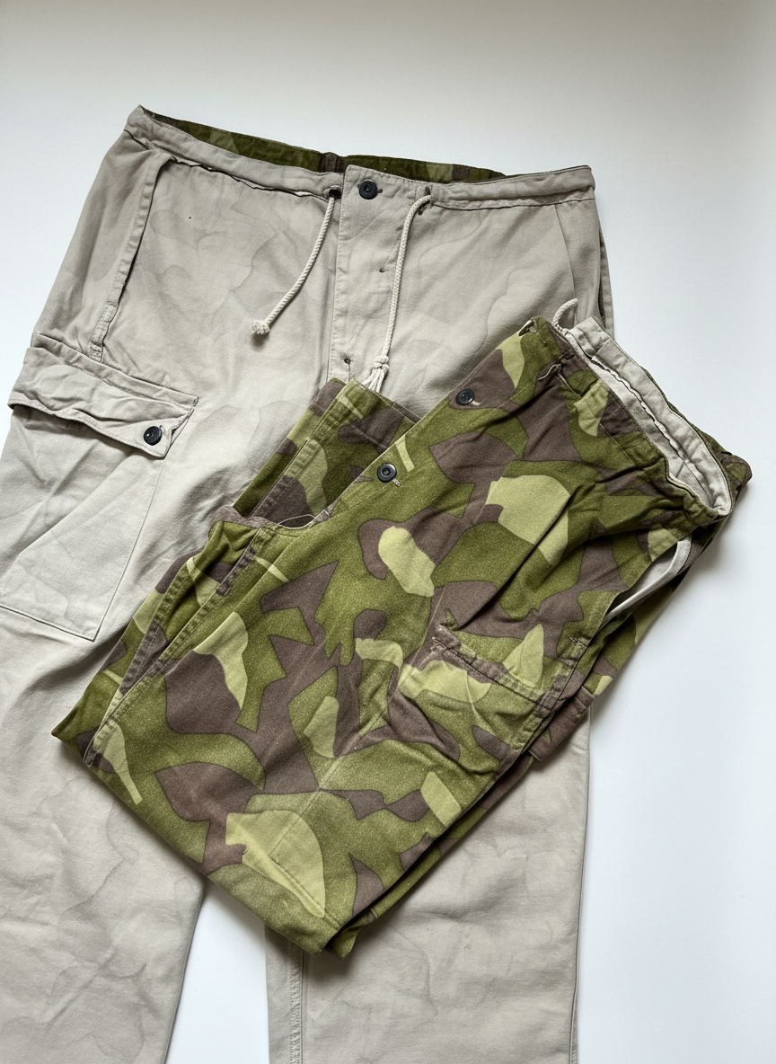 M62 Finnish Army Camo Pants - 1960s