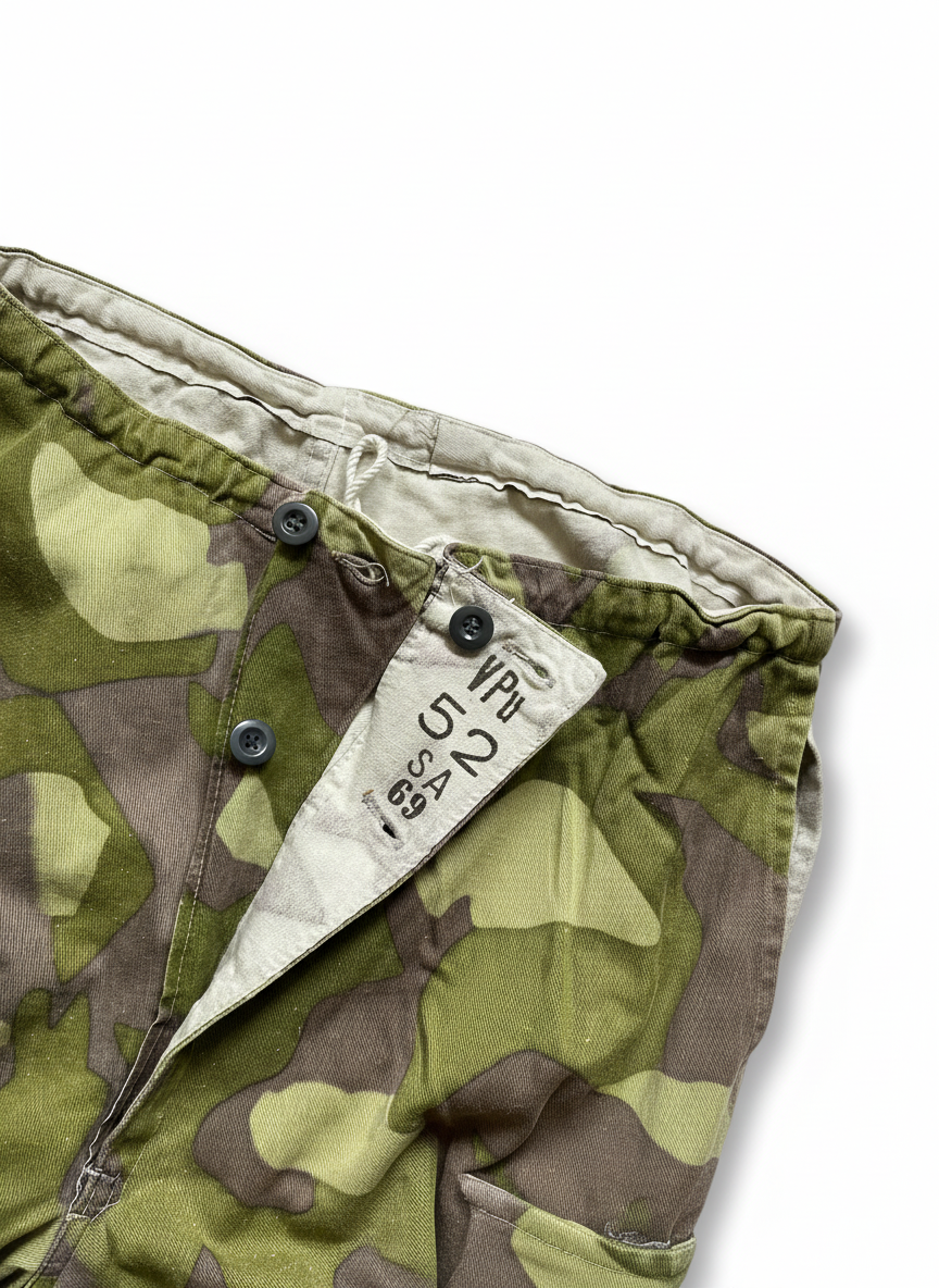 M62 Finnish Army Camo Pants - 1960s