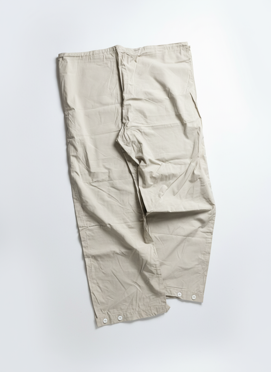 Swedish Army White Overpants - 1960s
