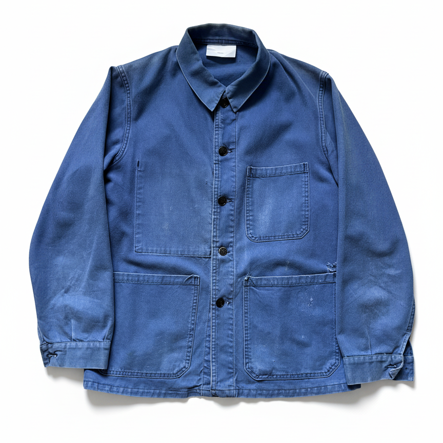 French Blue Work Jacket - 1980s