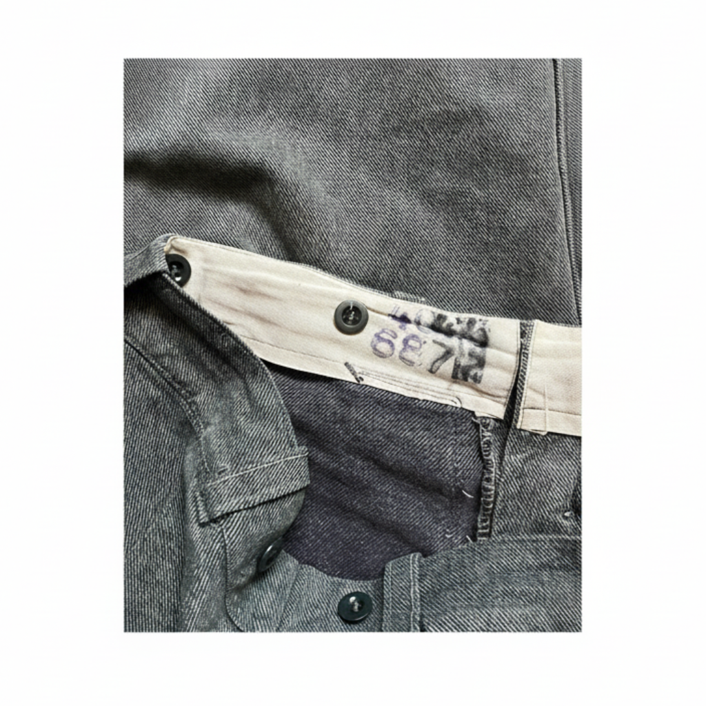 Swiss Army Heavy Denim Pants - 1970s