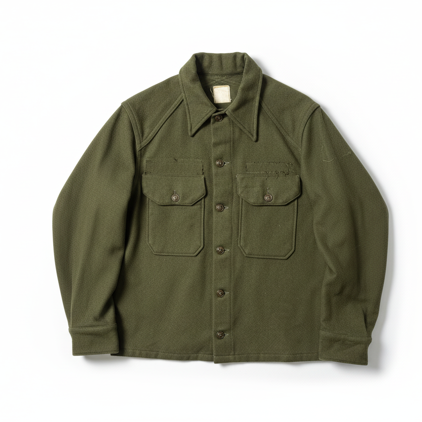 OG 108 US Army Wool Shirt - 1950s