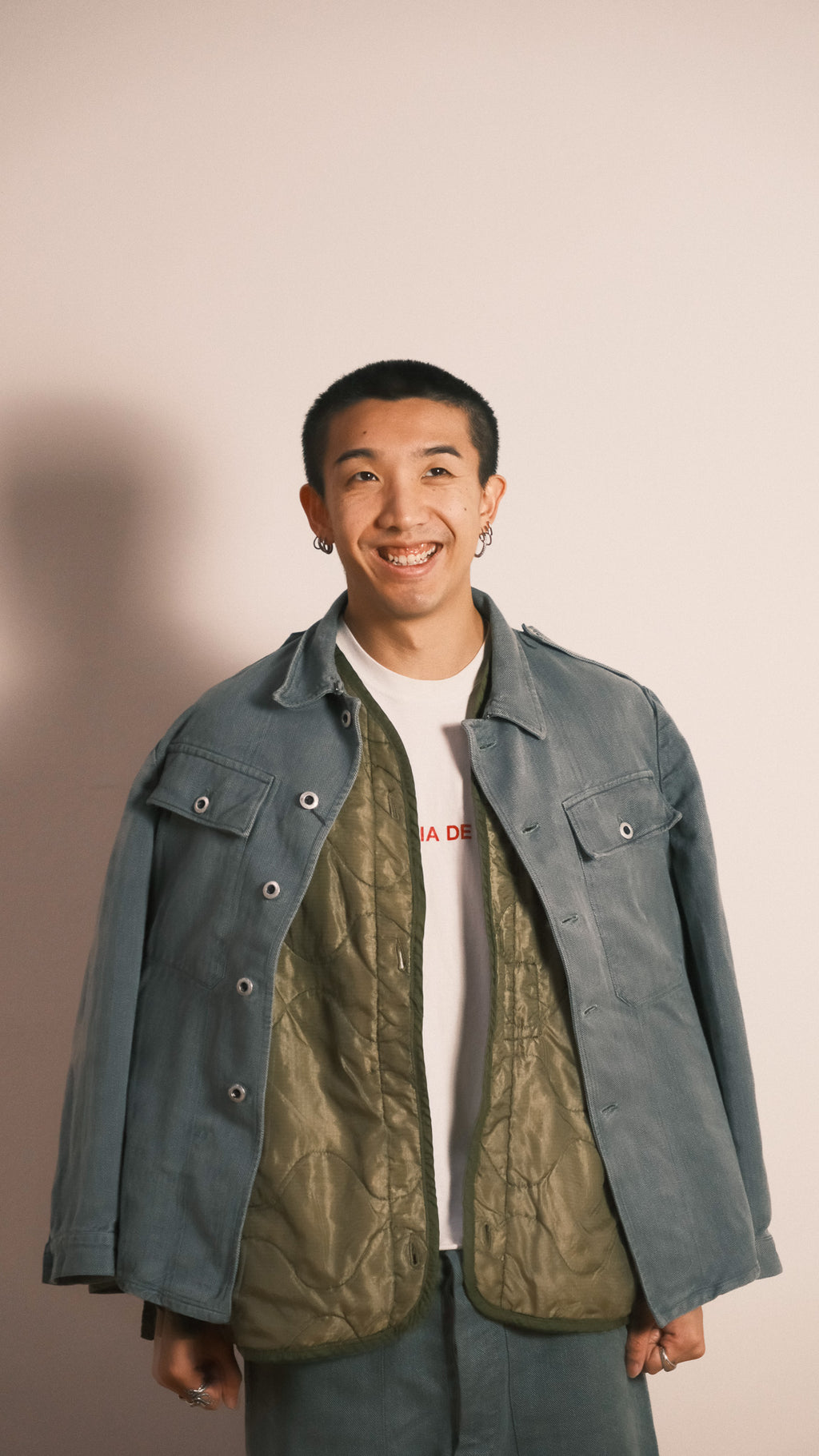 Swiss Army Denim Work Jacket - 1960s