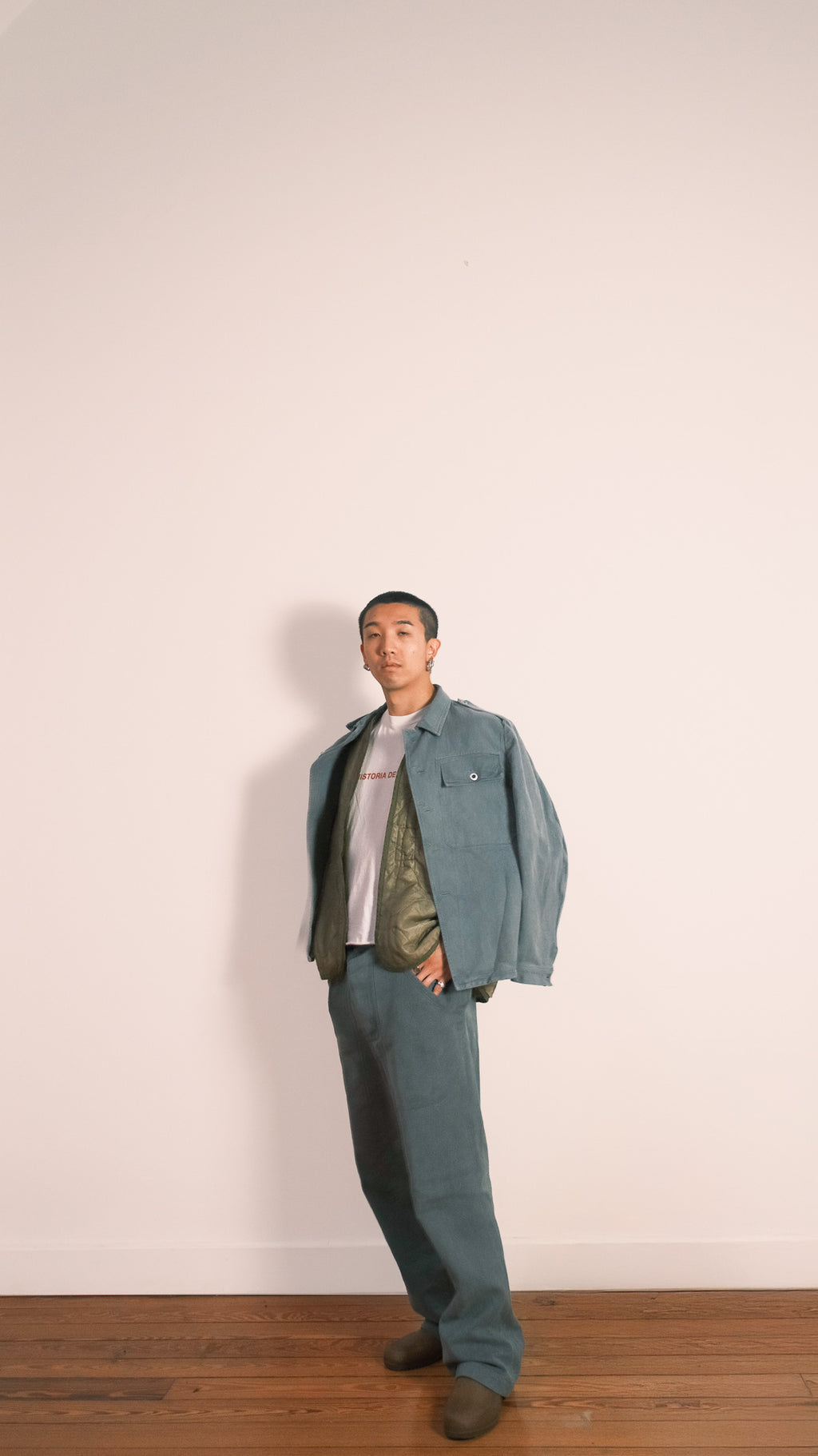 Swiss Army Denim Work Jacket - 1960s