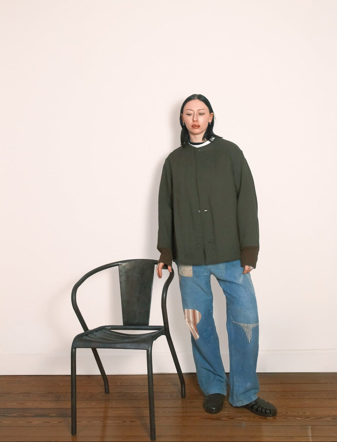 Blue Moleskin Pants - 1960s