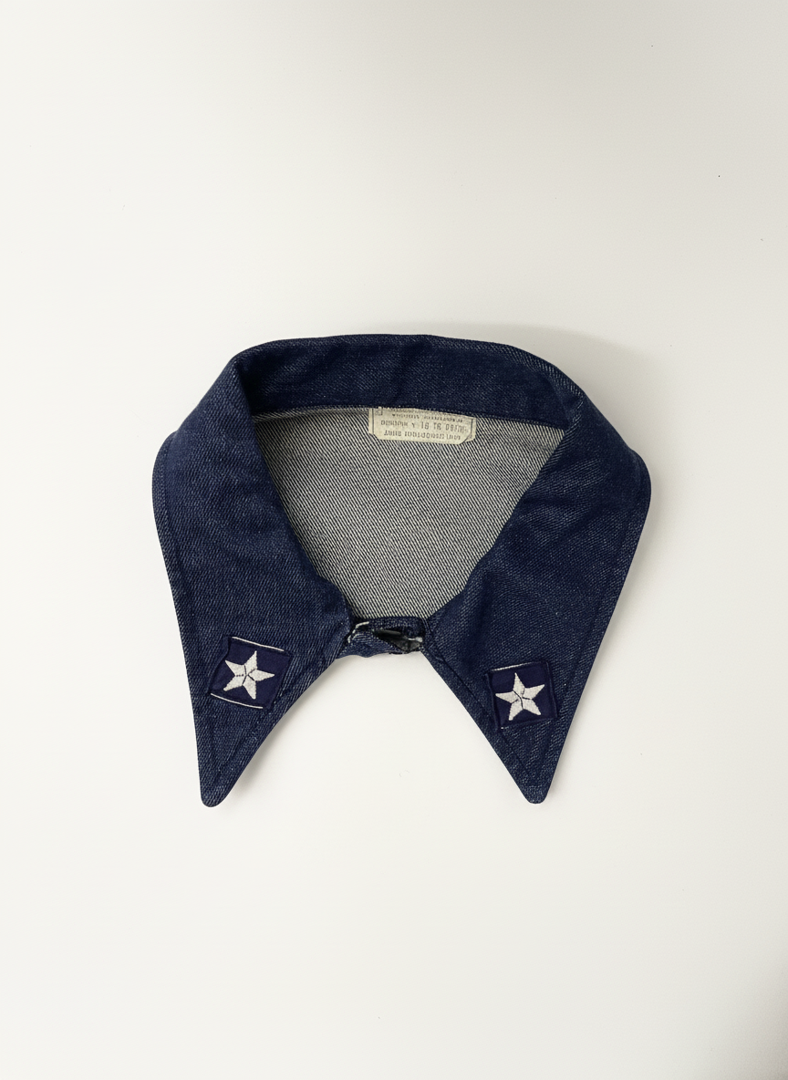 Italian Navy Denim Work Jacket - 1990s