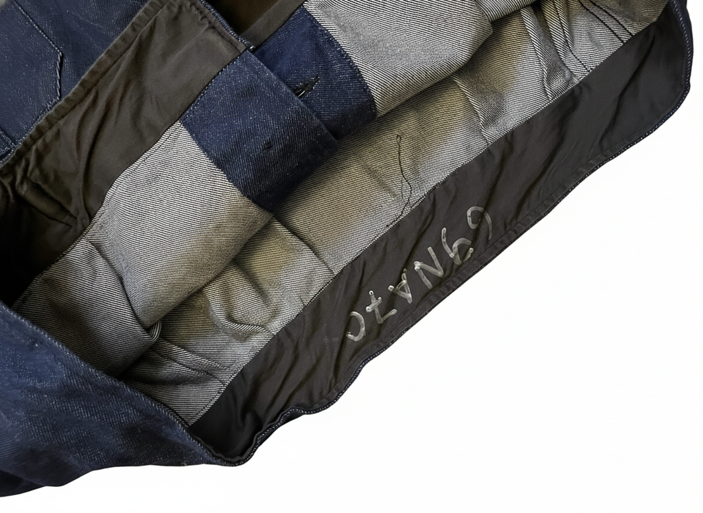 Italian Navy Denim Work Jacket - 1990s