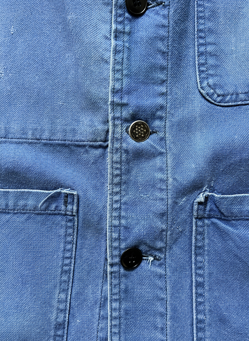 French Blue Work Jacket - 1980s