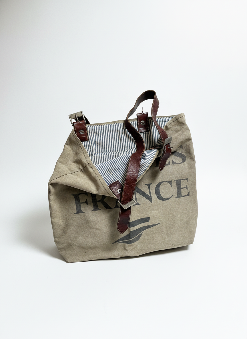 La Poste French Cotton Tote Bag - 1970s