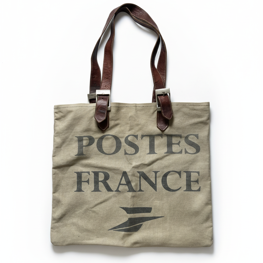 La Poste French Cotton Tote Bag - 1970s