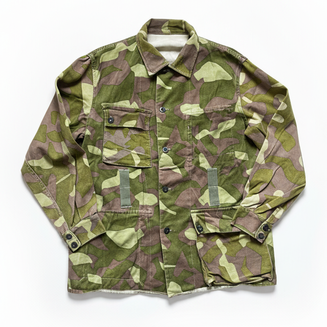 Finnish Camouflage-patterned shirt on a white background