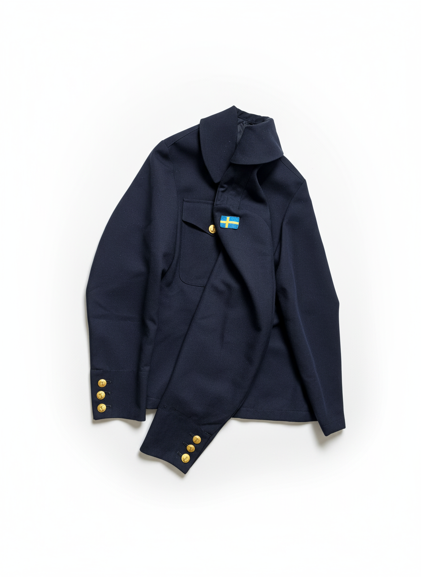 Swedish Navy Pullover Shirt - 1970s